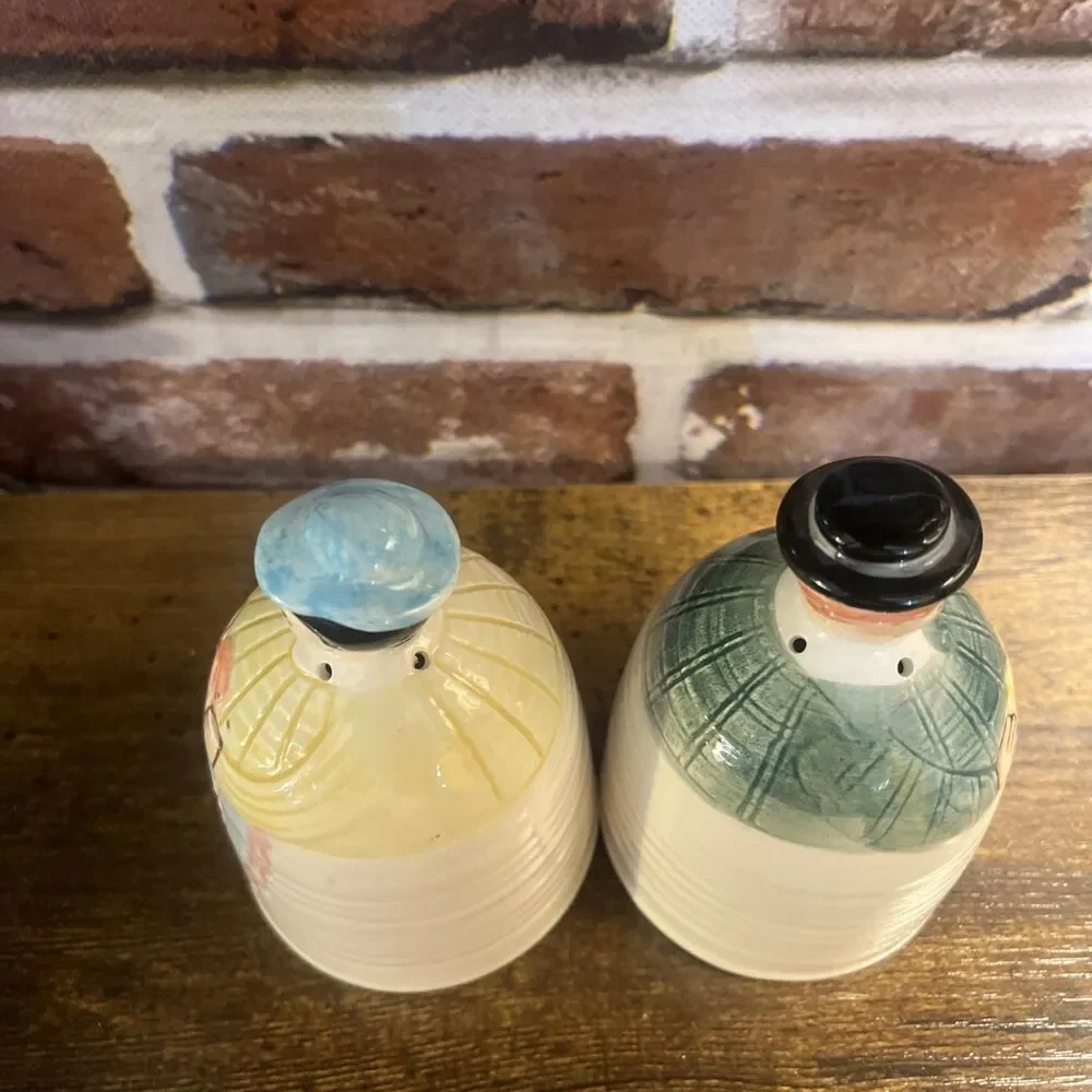Little Headed Ladies Pier 1 Salt and Pepper Shakers